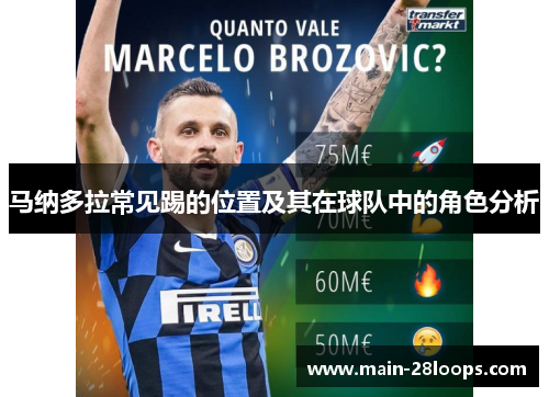 马纳多拉常见踢的位置及其在球队中的角色分析